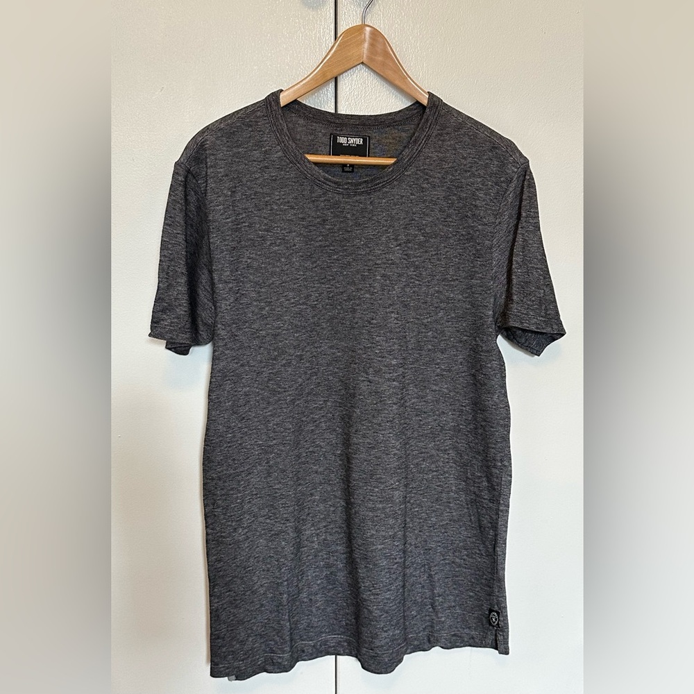 Todd Snyder Charcoal Men's T Shirt - Small